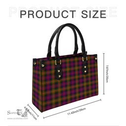 Scottish Carnegie Modern Tartan Leather Bag for Women Scottish Plaid Tartan Plaid - ScotsTee - scotstee.com