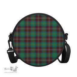 Scottish Chisholm Hunting Ancient Tartan Round Crossbody Bags - Round Purse Scottish Plaid Tartan Plaid - ScotsTee - scotstee.com