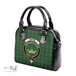 Scottish Gayre Dress Tartan Shoulder Handbags with Family Crest Scottish Plaid Tartan Plaid - ScotsTee - scotstee.com