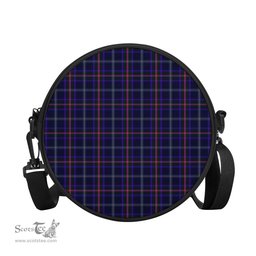 Scottish Fitzgerald Hunting Tartan Round Crossbody Bags - Round Purse Scottish Plaid Tartan Plaid - ScotsTee - scotstee.com