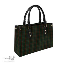 Scottish Carlow County Ireland Tartan Leather Bag for Women Scottish Plaid Tartan Plaid - ScotsTee - scotstee.com