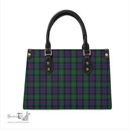 Scottish Campbell of Cawdor Tartan Leather Bag for Women Scottish Plaid Tartan Plaid - ScotsTee - scotstee.com