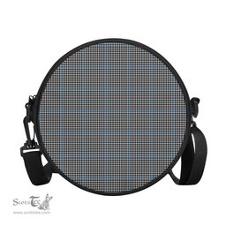 Scottish Gladstone Tartan Round Crossbody Bags - Round Purse Scottish Plaid Tartan Plaid - ScotsTee - scotstee.com