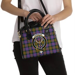 Scottish Carnegie Ancient Tartan Shoulder Handbags with Family Crest Scottish Plaid Tartan Plaid - ScotsTee - scotstee.com