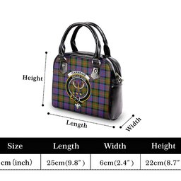 Scottish Carnegie Ancient Tartan Shoulder Handbags with Family Crest Scottish Plaid Tartan Plaid - ScotsTee - scotstee.com