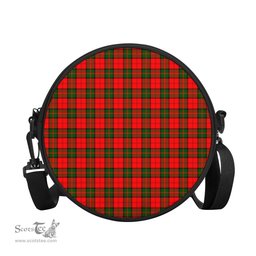 Scottish Dunbar Modern Tartan Round Crossbody Bags - Round Purse Scottish Plaid Tartan Plaid - ScotsTee - scotstee.com