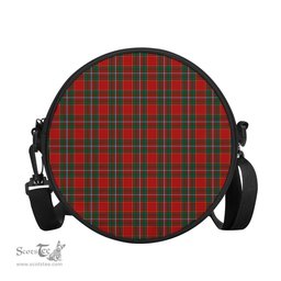 Scottish Drummond Ancient Tartan Round Crossbody Bags - Round Purse Scottish Plaid Tartan Plaid - ScotsTee - scotstee.com