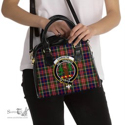 Scottish Christie Tartan Shoulder Handbags with Family Crest Scottish Plaid Tartan Plaid - ScotsTee - scotstee.com
