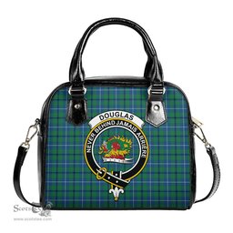 Scottish Douglas Ancient Tartan Shoulder Handbags with Family Crest Scottish Plaid Tartan Plaid - ScotsTee - scotstee.com