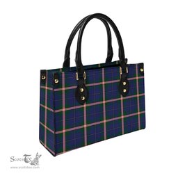 Scottish Canadian Centennial Canada Tartan Leather Bag for Women Scottish Plaid Tartan Plaid - ScotsTee - scotstee.com