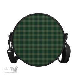 Scottish Donachie of Brockloch Hunting Tartan Round Crossbody Bags - Round Purse Scottish Plaid Tartan Plaid - ScotsTee - scotstee.com