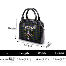 Scottish Fleming Tartan Shoulder Handbags with Family Crest Scottish Plaid Tartan Plaid - ScotsTee - scotstee.com