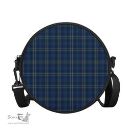 Scottish Fermanagh County Ireland Tartan Round Crossbody Bags - Round Purse Scottish Plaid Tartan Plaid - ScotsTee - scotstee.com