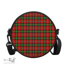 Scottish Fullerton Tartan Round Crossbody Bags - Round Purse Scottish Plaid Tartan Plaid - ScotsTee - scotstee.com