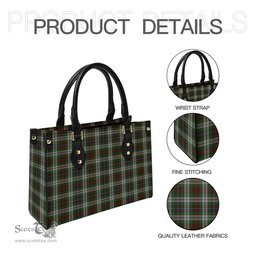 Scottish Fraser Hunting Dress Tartan Leather Bag for Women Scottish Plaid Tartan Plaid - ScotsTee - scotstee.com
