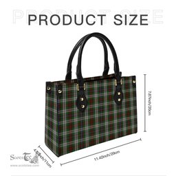 Scottish Fraser Hunting Dress Tartan Leather Bag for Women Scottish Plaid Tartan Plaid - ScotsTee - scotstee.com