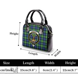 Scottish Gordon Old Ancient Tartan Shoulder Handbags with Family Crest Scottish Plaid Tartan Plaid - ScotsTee - scotstee.com