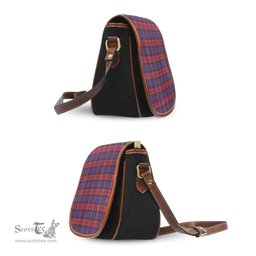 Scottish Graham of Menteith Red Tartan Saddle Crossbody Bag Scottish Plaid Tartan Plaid - ScotsTee - scotstee.com