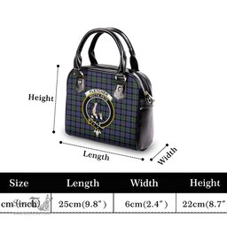 Scottish Fletcher Modern Tartan Shoulder Handbags with Family Crest Scottish Plaid Tartan Plaid - ScotsTee - scotstee.com