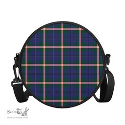 Scottish Canadian Centennial Canada Tartan Round Crossbody Bags - Round Purse Scottish Plaid Tartan Plaid - ScotsTee - scotstee.com