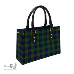 Scottish Dundas Modern Tartan Leather Bag for Women Scottish Plaid Tartan Plaid - ScotsTee - scotstee.com