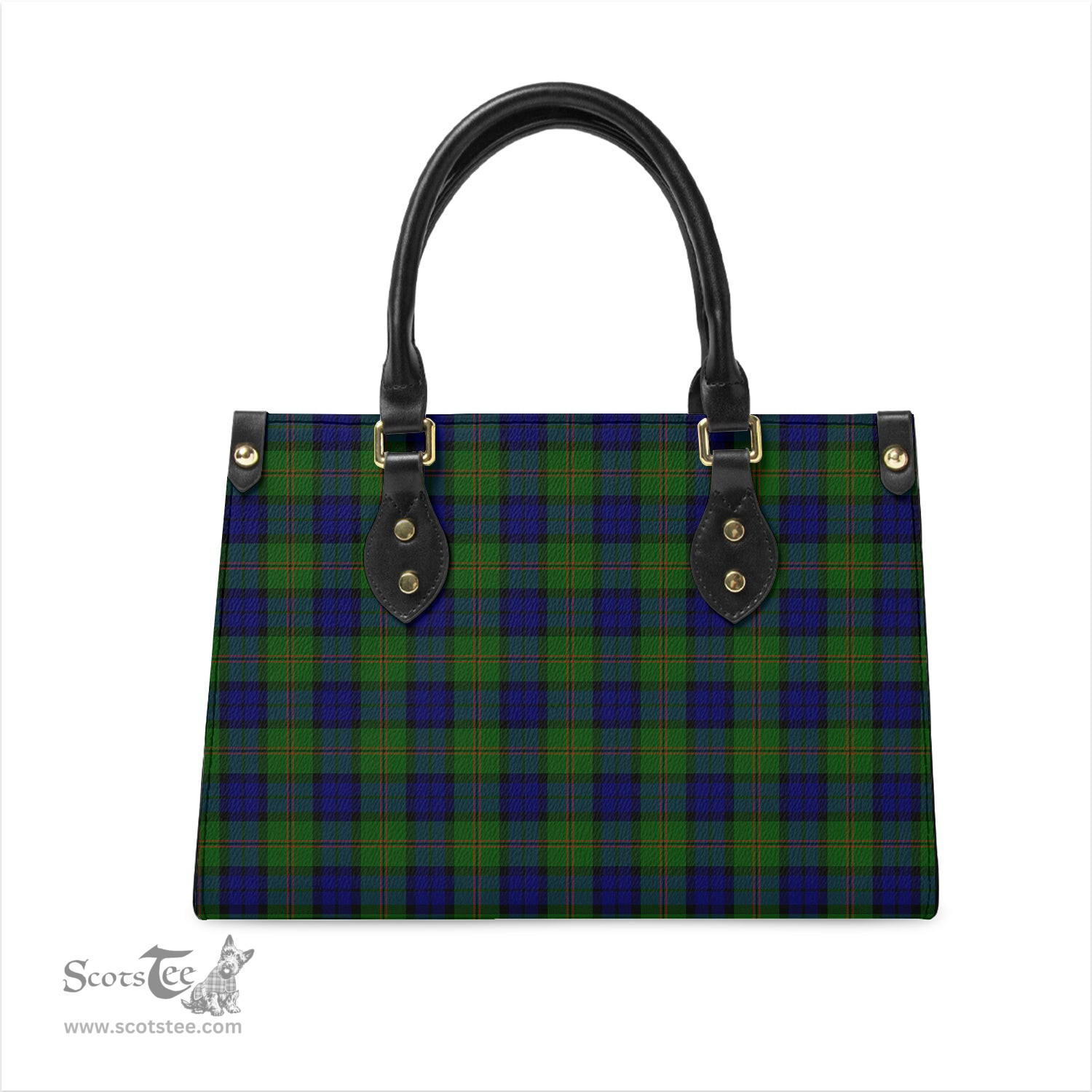 Scottish Dundas Modern Tartan Leather Bag for Women Scottish Plaid Tartan Plaid - ScotsTee - scotstee.com