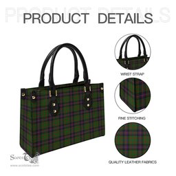Scottish Cochrane Tartan Leather Bag for Women Scottish Plaid Tartan Plaid - ScotsTee - scotstee.com