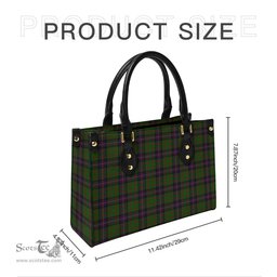 Scottish Cochrane Tartan Leather Bag for Women Scottish Plaid Tartan Plaid - ScotsTee - scotstee.com