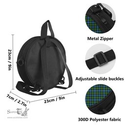 Scottish Dyce Tartan Round Crossbody Bags - Round Purse Scottish Plaid Tartan Plaid - ScotsTee - scotstee.com