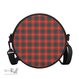 Scottish Chisholm Ancient Tartan Round Crossbody Bags - Round Purse Scottish Plaid Tartan Plaid - ScotsTee - scotstee.com