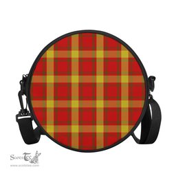 Scottish Maguire Modern Tartan Round Crossbody Bags - Round Purse Scottish Plaid Tartan Plaid - ScotsTee - scotstee.com