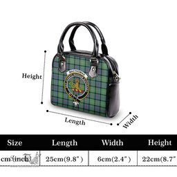 Scottish MacThomas Ancient Tartan Shoulder Handbags with Family Crest Scottish Plaid Tartan Plaid - ScotsTee - scotstee.com