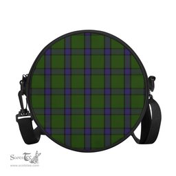 Scottish MacWilliam Hunting Tartan Round Crossbody Bags - Round Purse Scottish Plaid Tartan Plaid - ScotsTee - scotstee.com