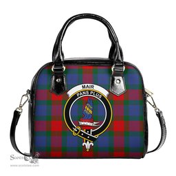 Scottish Mar Tartan Shoulder Handbags with Family Crest Scottish Plaid Tartan Plaid - ScotsTee - scotstee.com
