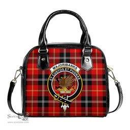 Scottish Majoribanks Tartan Shoulder Handbags with Family Crest Scottish Plaid Tartan Plaid - ScotsTee - scotstee.com
