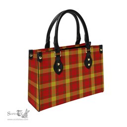 Scottish Maguire Modern Tartan Leather Bag for Women Scottish Plaid Tartan Plaid - ScotsTee - scotstee.com