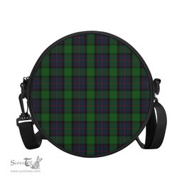 Scottish MacWilliam Tartan Round Crossbody Bags - Round Purse Scottish Plaid Tartan Plaid - ScotsTee - scotstee.com