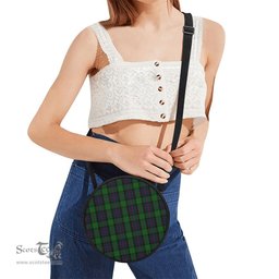 Scottish MacWilliam Tartan Round Crossbody Bags - Round Purse Scottish Plaid Tartan Plaid - ScotsTee - scotstee.com
