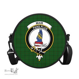 Scottish Mar Tribe Tartan Round Crossbody Bags - Round Purse with Family Crest Scottish Plaid Tartan Plaid - ScotsTee - scotstee.com