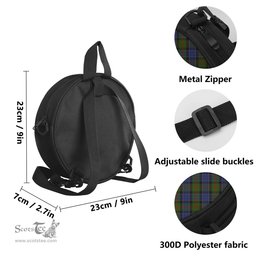 Scottish McFadzen #03 Tartan Round Crossbody Bags - Round Purse Scottish Plaid Tartan Plaid - ScotsTee - scotstee.com
