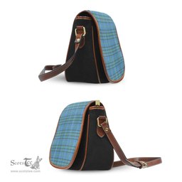 Scottish Matheson Hunting Ancient Tartan Saddle Crossbody Bag Scottish Plaid Tartan Plaid - ScotsTee - scotstee.com