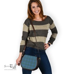 Scottish Matheson Hunting Ancient Tartan Saddle Crossbody Bag Scottish Plaid Tartan Plaid - ScotsTee - scotstee.com