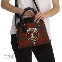 Scottish Matheson Dress Tartan Shoulder Handbags with Family Crest Scottish Plaid Tartan Plaid - ScotsTee - scotstee.com