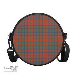 Scottish Matheson Ancient Tartan Round Crossbody Bags - Round Purse Scottish Plaid Tartan Plaid - ScotsTee - scotstee.com