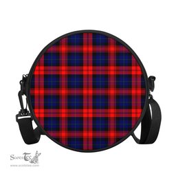 Scottish McLaughlin Tartan Round Crossbody Bags - Round Purse Scottish Plaid Tartan Plaid - ScotsTee - scotstee.com