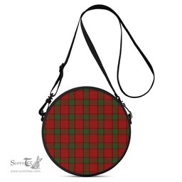 Scottish Maxwell Tartan Round Crossbody Bags - Round Purse Scottish Plaid Tartan Plaid - ScotsTee - scotstee.com