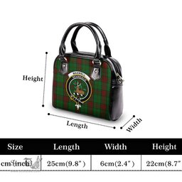 Scottish Maxwell Hunting Tartan Shoulder Handbags with Family Crest Scottish Plaid Tartan Plaid - ScotsTee - scotstee.com