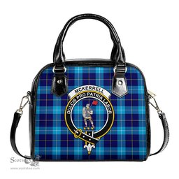 Scottish McKerrell Tartan Shoulder Handbags with Family Crest Scottish Plaid Tartan Plaid - ScotsTee - scotstee.com