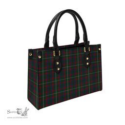 Scottish Mayo County Ireland Tartan Leather Bag for Women Scottish Plaid Tartan Plaid - ScotsTee - scotstee.com