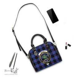 Scottish Maule Tartan Shoulder Handbags with Family Crest Scottish Plaid Tartan Plaid - ScotsTee - scotstee.com